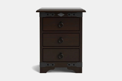 Nordic 3 Drawer Bedside Table - NZ Made at online8 furniture store Auckland