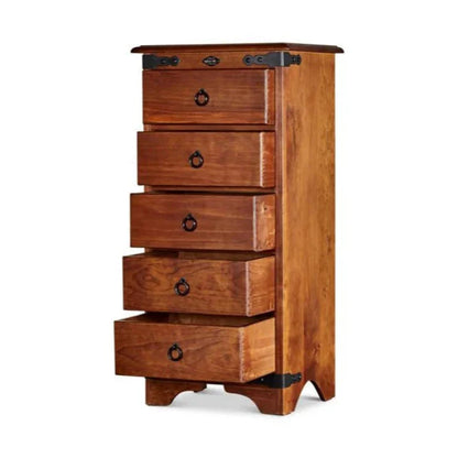 Nordic 5 Drawer Slimboy - NZ Made at online8 furniture store Auckland