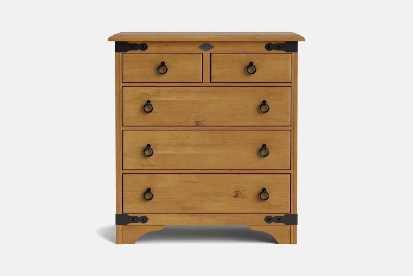 Nordic 5 Drawer Tallboy - NZ Made at online8 furniture store Auckland