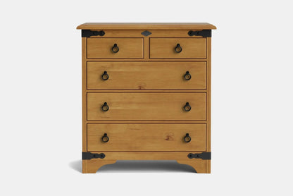 Nordic 5 Drawer Tallboy - NZ Made at online8 furniture store Auckland
