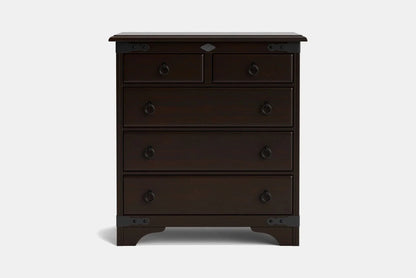 Nordic 5 Drawer Tallboy - NZ Made at online8 furniture store Auckland