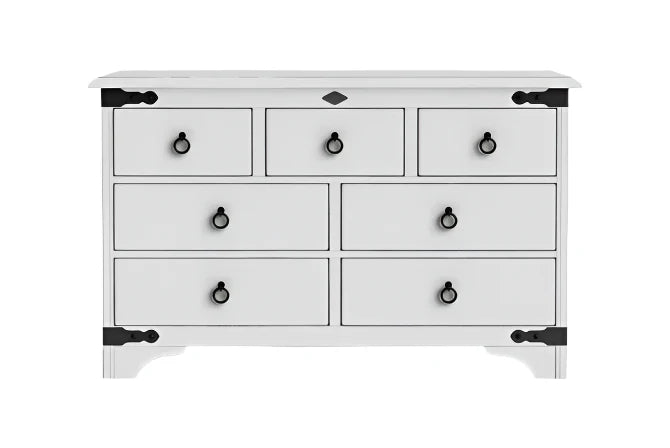 Nordic 7 Drawer Lowboy - NZ Made at online8 furniture store Auckland