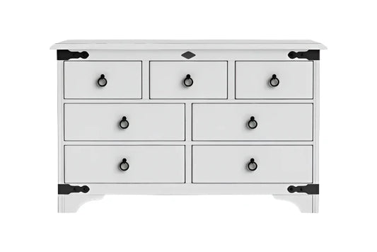 Nordic 7 Drawer Lowboy - NZ Made at online8 furniture store Auckland