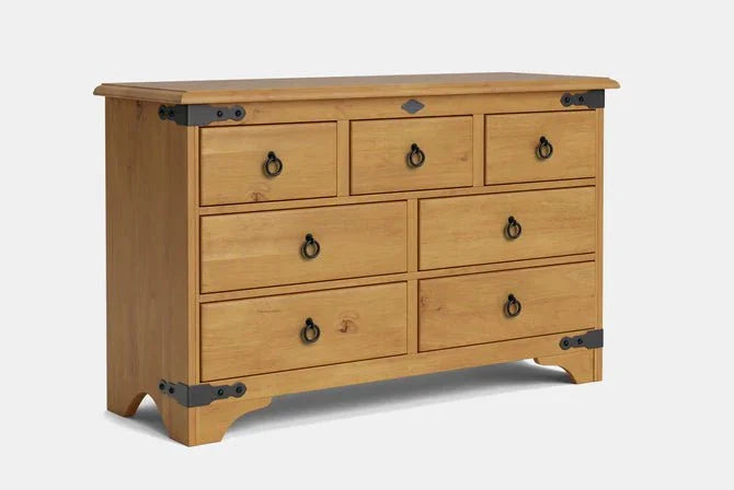 Nordic 7 Drawer Lowboy - NZ Made at online8 furniture store Auckland