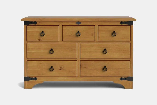 Nordic 7 Drawer Lowboy - NZ Made at online8 furniture store Auckland