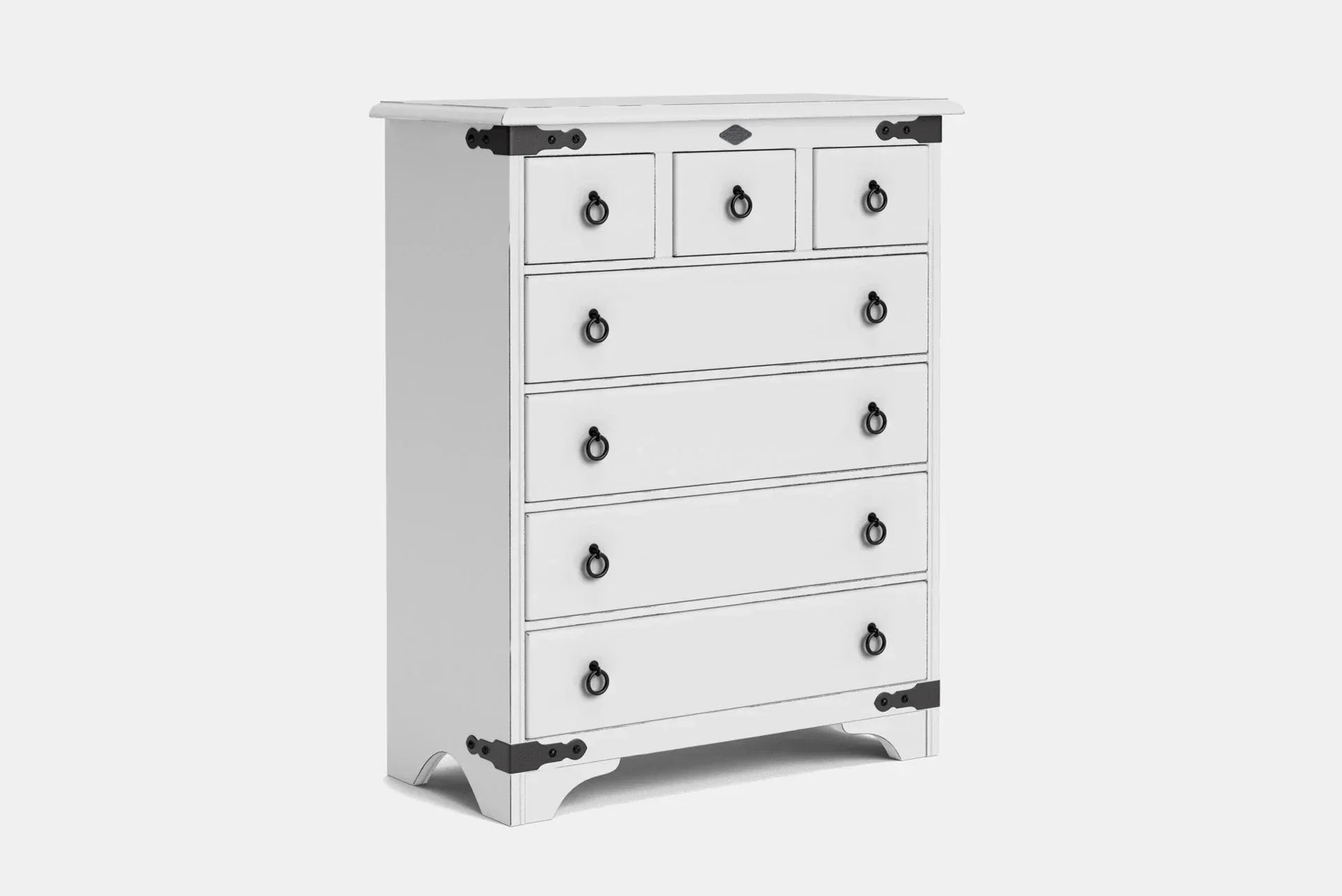Nordic 7 Drawer Tallboy - NZ Made at online8 furniture store Auckland