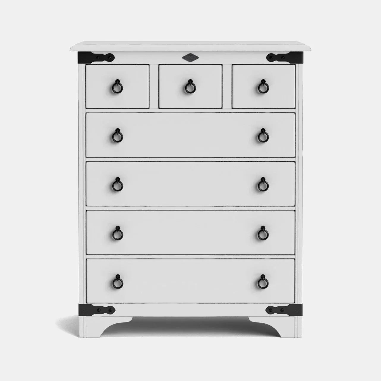 Nordic 7 Drawer Tallboy - NZ Made at online8 furniture store Auckland