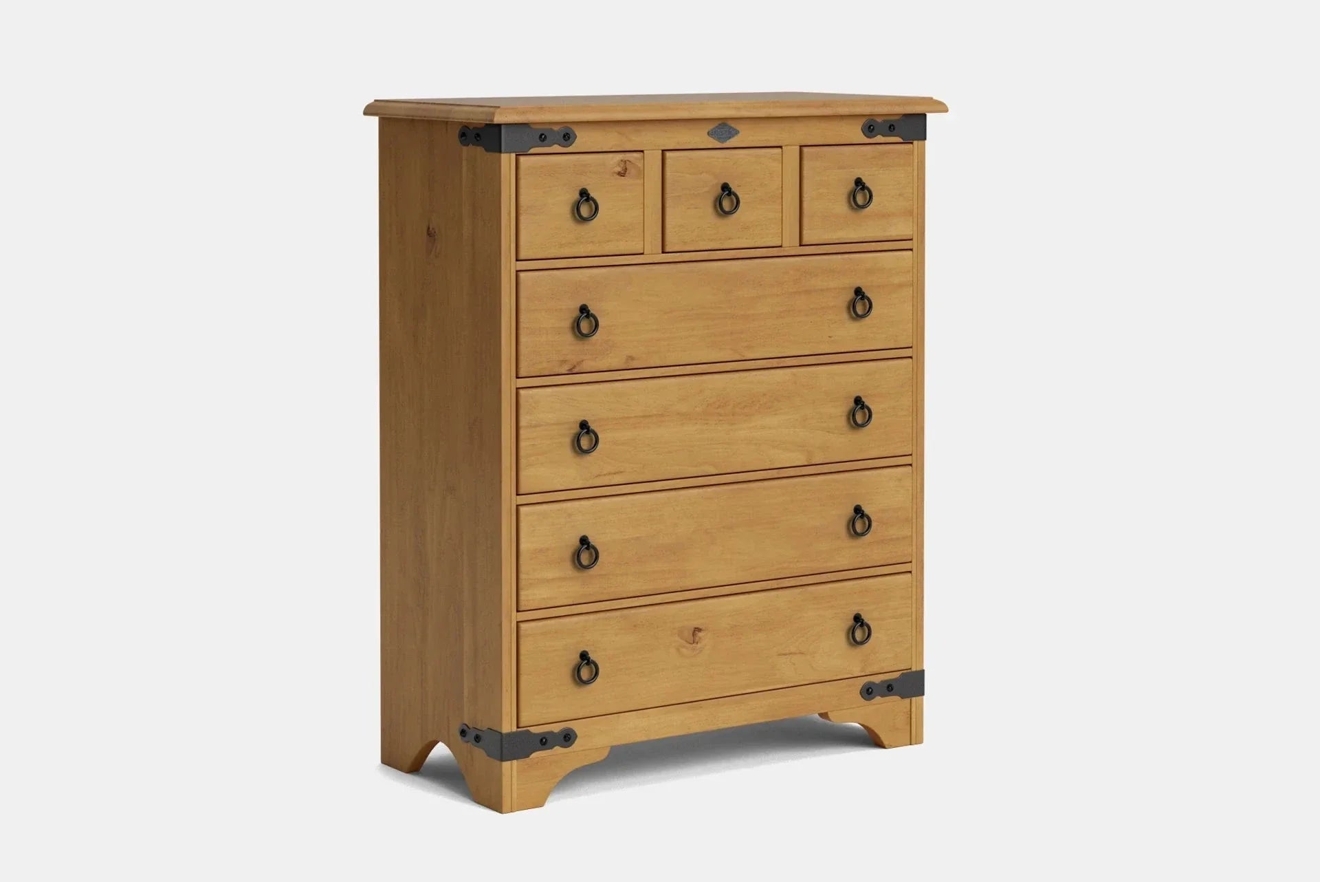Nordic 7 Drawer Tallboy - NZ Made at online8 furniture store Auckland