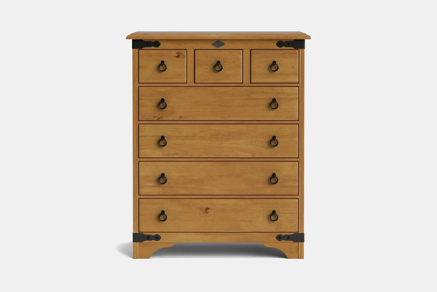 Nordic 7 Drawer Tallboy - NZ Made at online8 furniture store Auckland