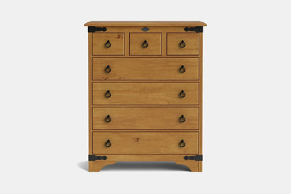 Nordic 7 Drawer Tallboy - NZ Made at online8 furniture store Auckland