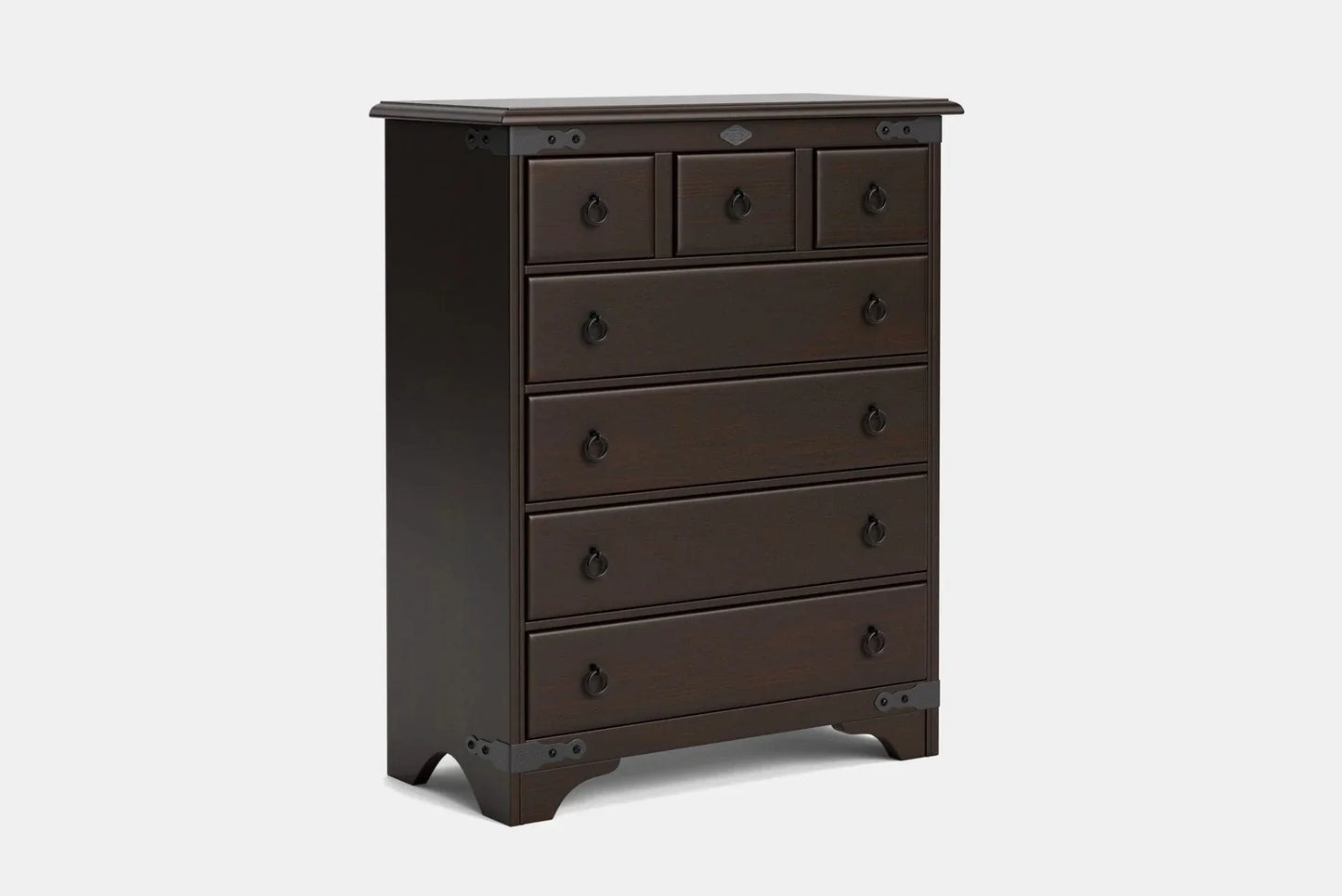 Nordic 7 Drawer Tallboy - NZ Made at online8 furniture store Auckland