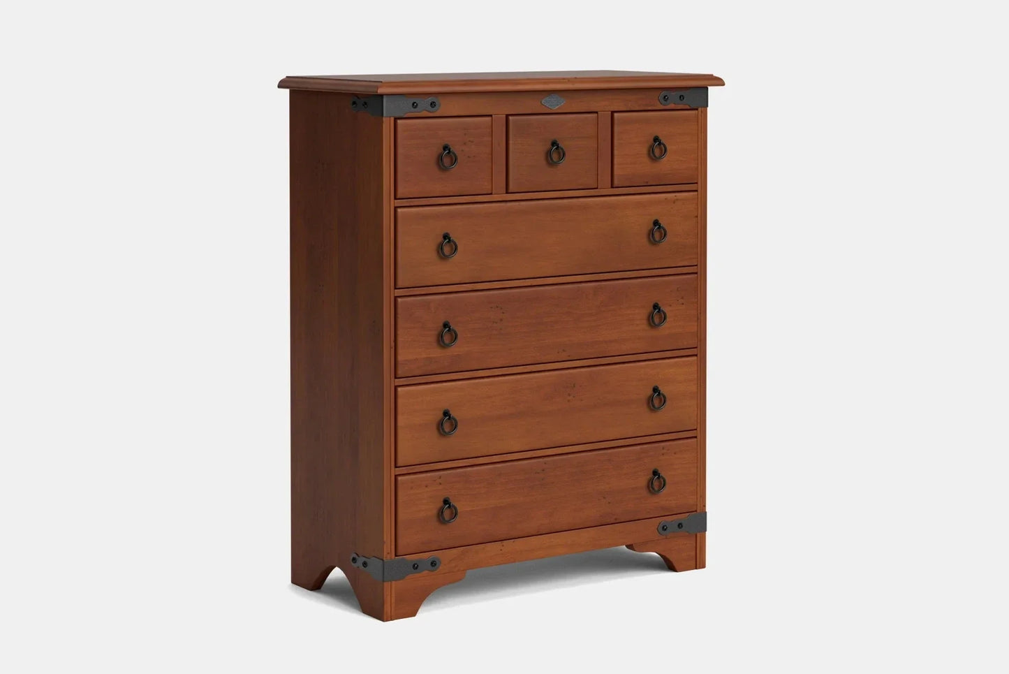 Nordic 7 Drawer Tallboy - NZ Made at online8 furniture store Auckland