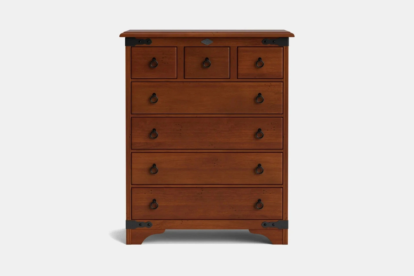 Nordic 7 Drawer Tallboy - NZ Made at online8 furniture store Auckland