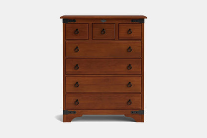 Nordic 7 Drawer Tallboy - NZ Made at online8 furniture store Auckland
