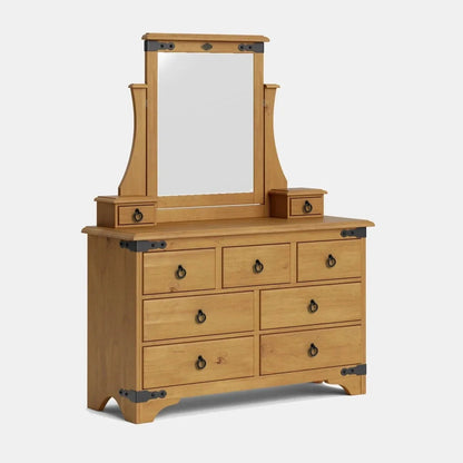 Nordic 9 Drawer Dresser & Mirror - NZ Made at online8 furniture store Auckland