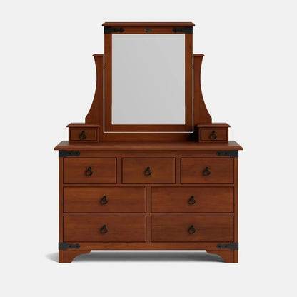 Nordic 9 Drawer Dresser & Mirror - NZ Made at online8 furniture store Auckland