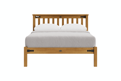 Nordic Low Foot Slatted Bed Frame - NZ Made at online8 furniture store Auckland