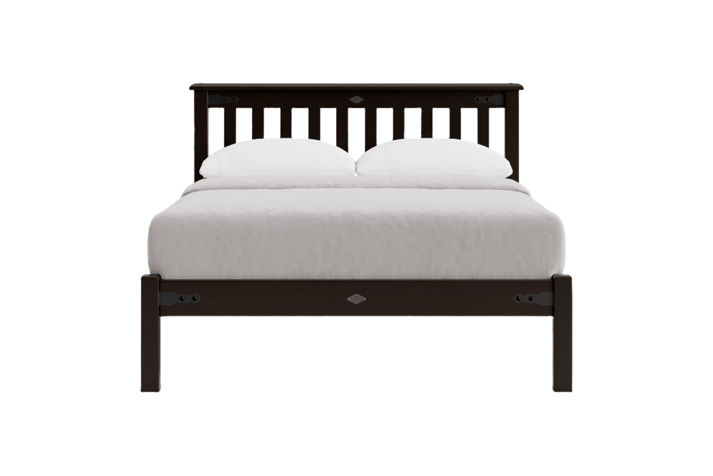 Nordic Low Foot Slatted Bed Frame - NZ Made at online8 furniture store Auckland