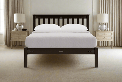 Nordic Low Foot Slatted Bed Frame - NZ Made at online8 furniture store Auckland