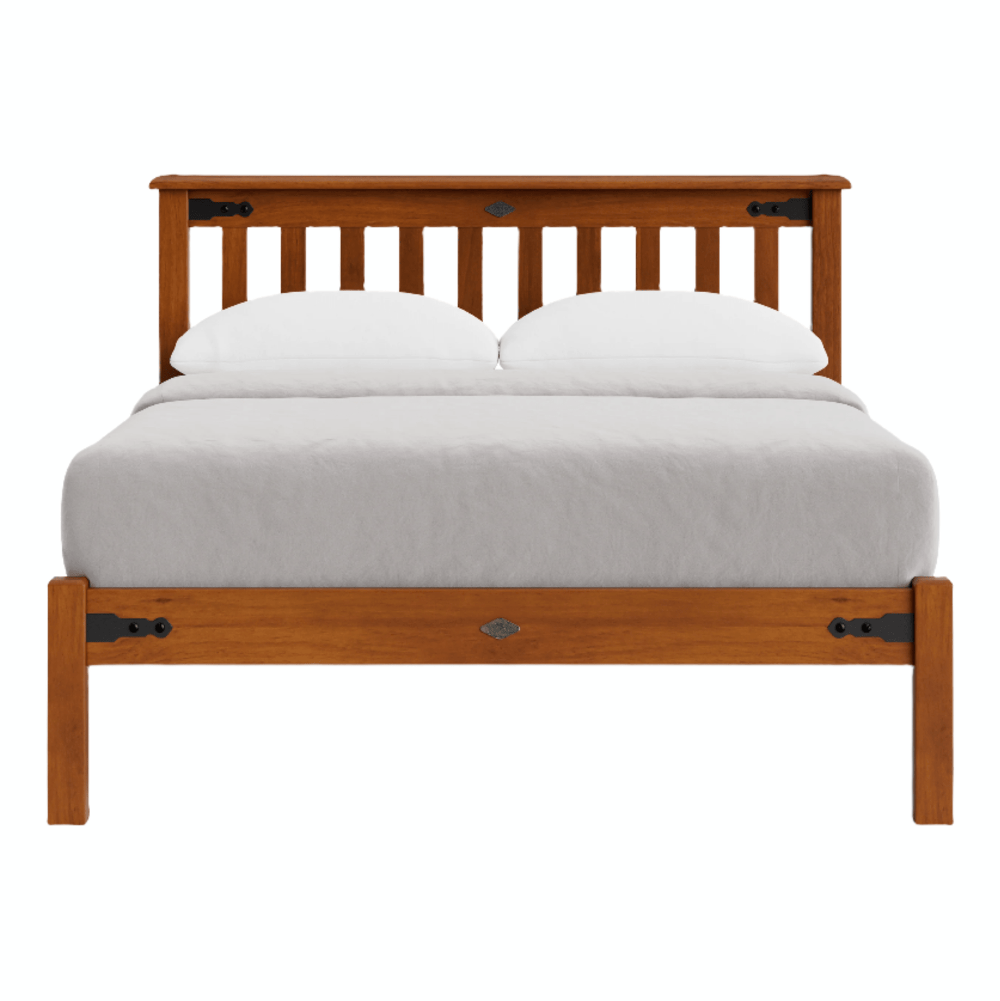 Nordic Low Foot Slatted Bed Frame - NZ Made at online8 furniture store Auckland
