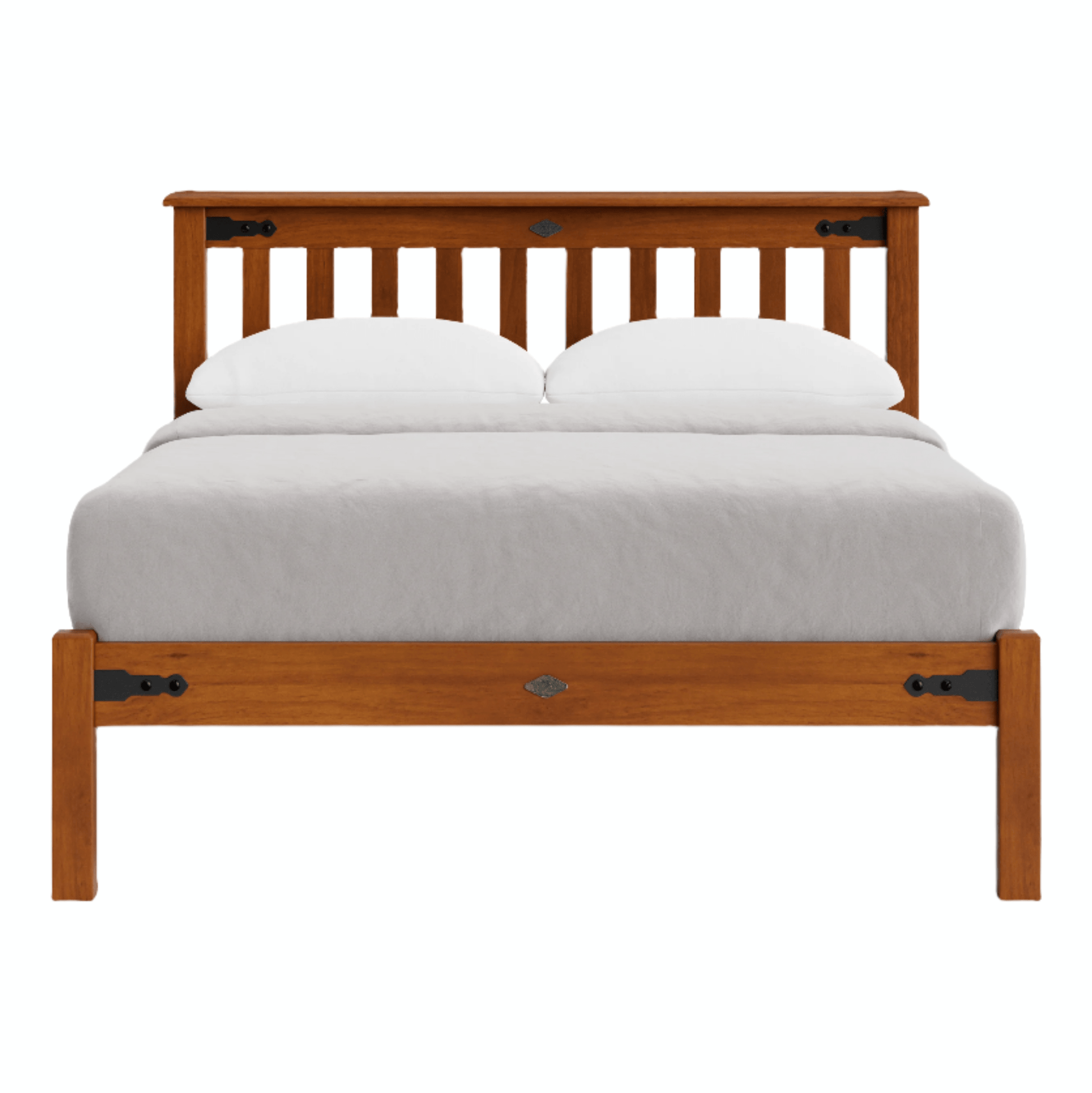 Nordic Low Foot Slatted Bed Frame - NZ Made at online8 furniture store Auckland