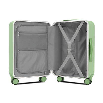 Large Check In Luggage – Hard Shell Suitcase for International Travel | Nordiva Classic | 75 cm | Green