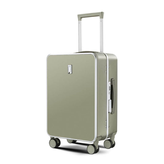 Carry On Luggage – Hard Shell Cabin Suitcase for Business and Weekend Travel | Nordiva Classic | 55 cm | Titanium Silver