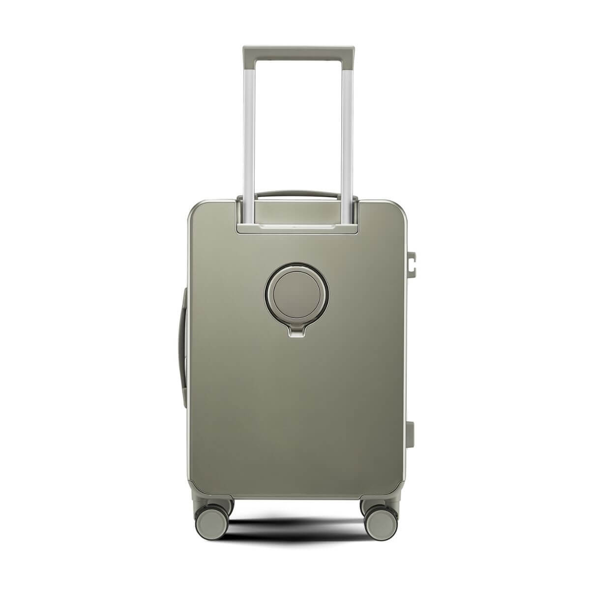 Carry On Luggage – Hard Shell Cabin Suitcase for Business and Weekend Travel | Nordiva Classic | 55 cm | Titanium Silver