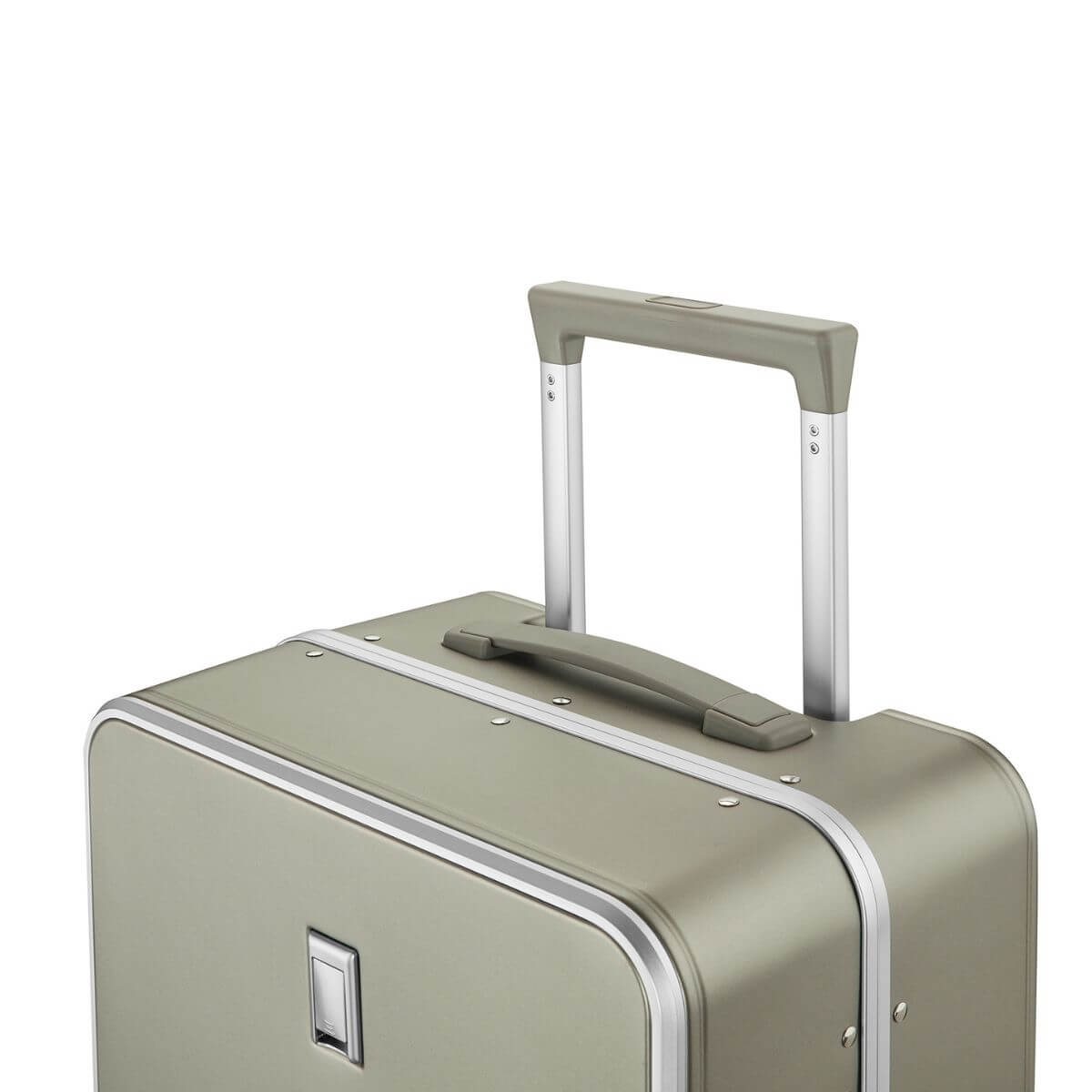Large Check In Luggage – Hard Shell Suitcase for International Travel | Nordiva Classic | 75 cm | Titanium Silver