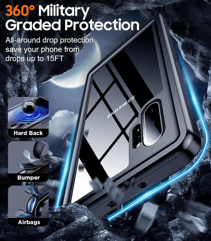 Waterproof & Shockproof Case for Samsung Galaxy Note 10 Plus