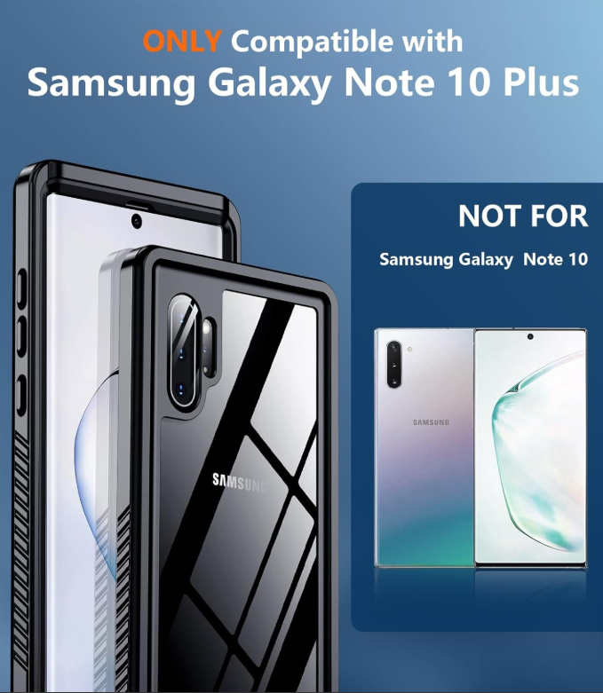 Waterproof & Shockproof Case for Samsung Galaxy Note 10 Plus