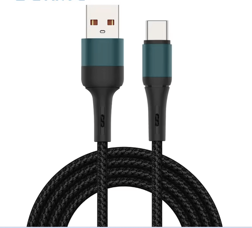 Type-C Nylon Braided Cable 1M – Fast Charging USB-C Phone Cable