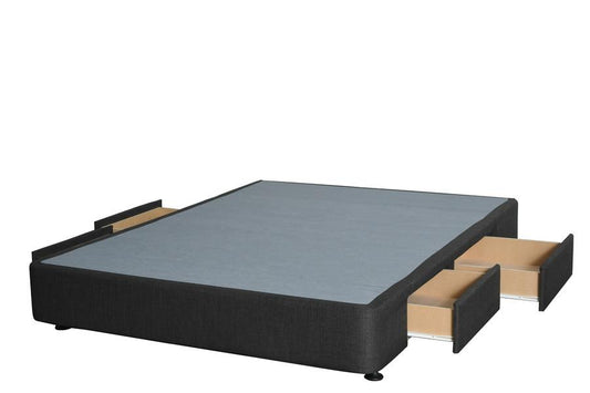 NZ Made bed base With 4 Drawers - Queen at online8 furniture store Auckland