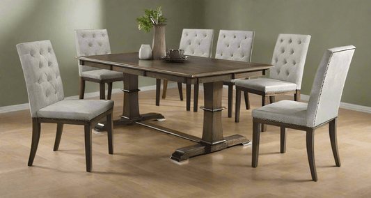 Online8 Dining Suite Warsaw Dining Suite - Rustic Brown