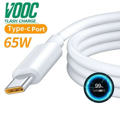 Charger Cable for Oppo Phone - 1m (White)