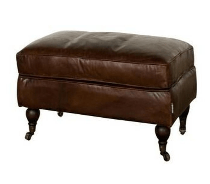 Online8 Large Ottoman Vintage - Cigar Brown Ottomans