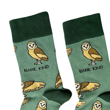 Save the Barn Owls Bamboo Socks