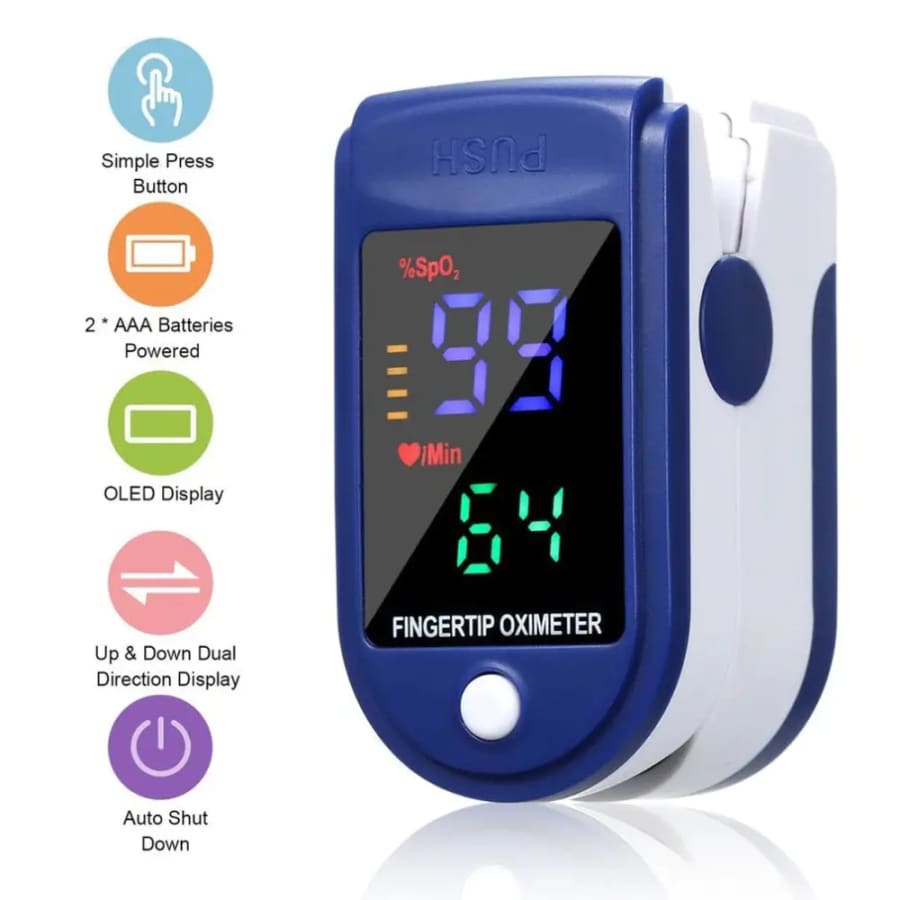 Oximeter – Finger Clip With Digital LED Display