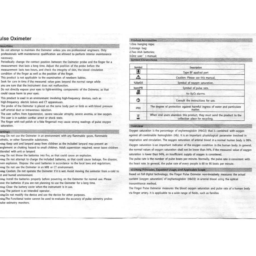 Oximeter – Finger Clip With Digital LED Display