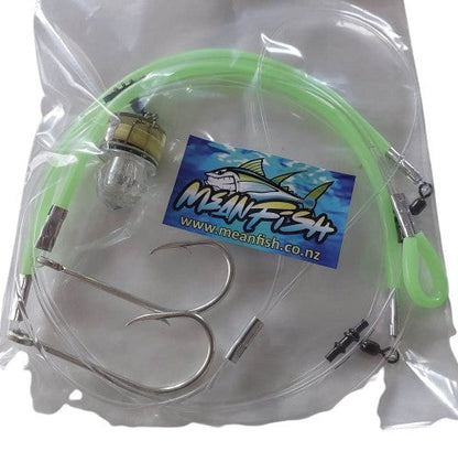 MeanFish Hapuka Rig 14/0 – Heavy Duty Deep Drop Grouper Rig with Light 310lb Trace 2 Hook
