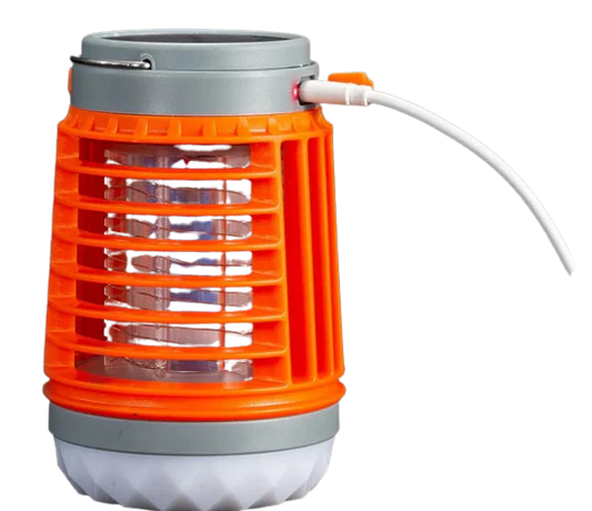 Rechargeable 3 in 1 Mosquito Zapper - Lantern & Torch USB / Solar