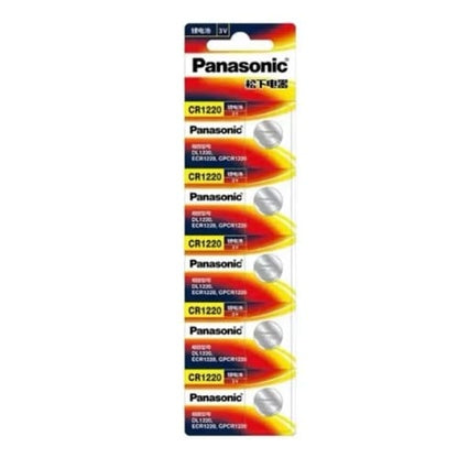 Panasonic CR1220 Watch Batteries (5 Pack)