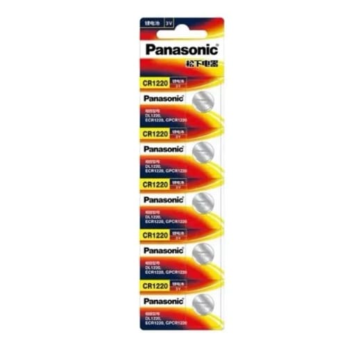 Panasonic CR1220 Watch Batteries (5 Pack)
