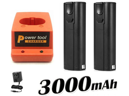 Paslode Battery Charger with 2 Paslode Battery 3AH