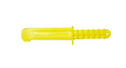 Paua Removal Tool  and Measure - Yellow