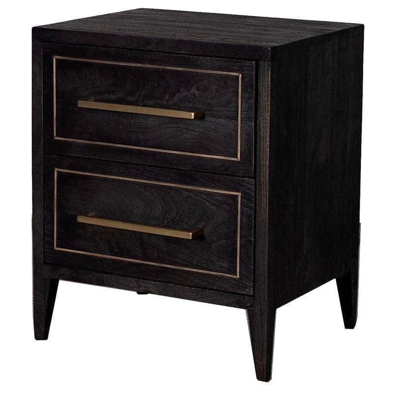 Petra 2 Drawer Bedside Table at online8 furniture store Auckland