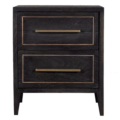 Petra 2 Drawer Bedside Table at online8 furniture store Auckland