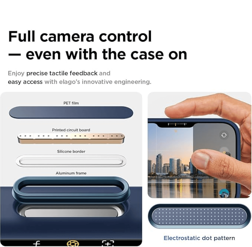iPhone 18 Pro Navy Blue Silicone Case – Soft Protective Cover
