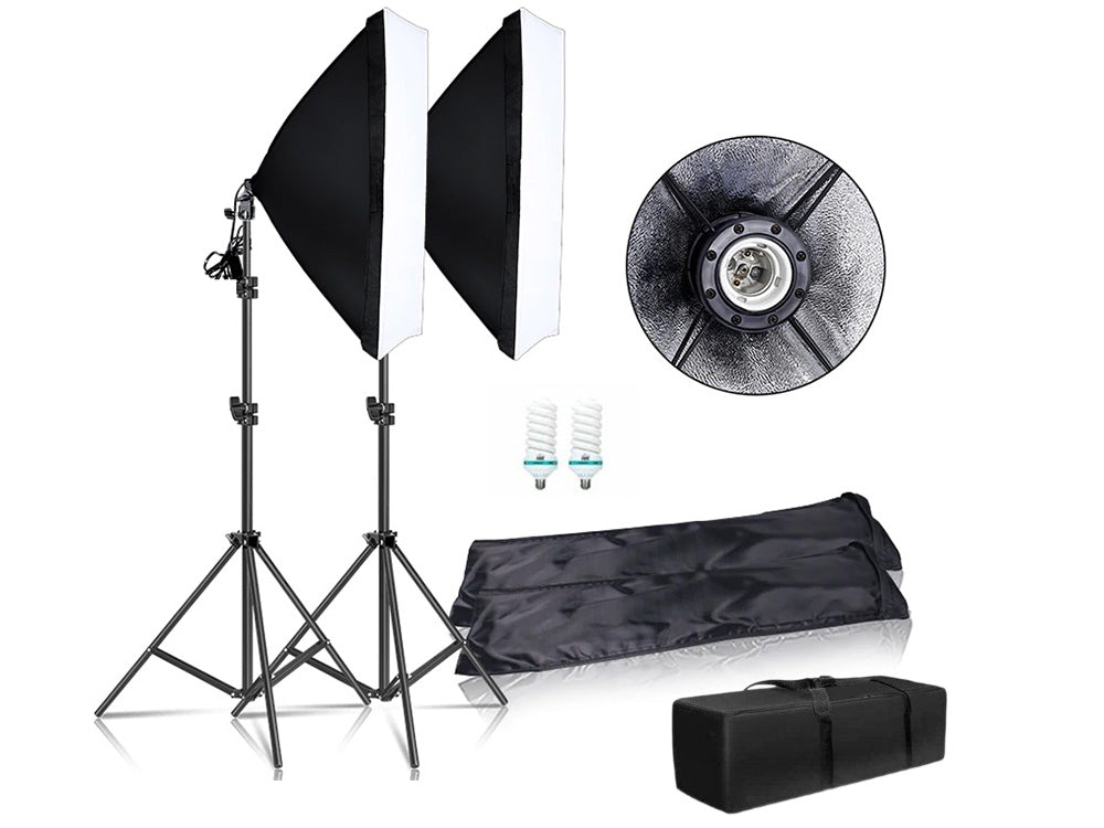 Softbox Lighting Kit Professional Studio Photography Light Kit