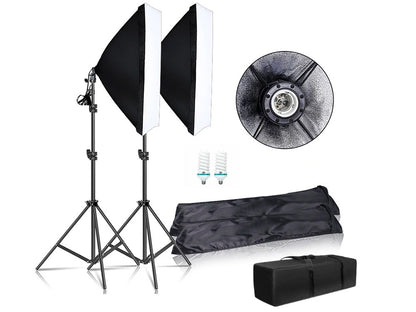 Softbox Lighting Kit Professional Studio Photography Light Kit